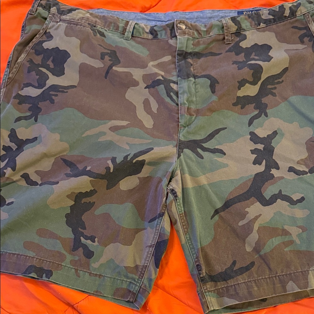 Polo by Ralph Lauren Men's Green Camouflage Shorts - Picture 12 of 16